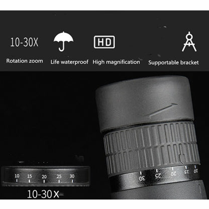 Continuous Zoom Single Tube Low Light Night Vision HD High Magnification Telescope