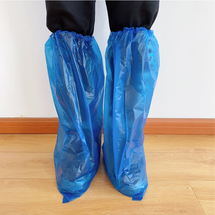 5pairs Disposable Shoe Cover Long Tube Protective Dustproof Waterproof Shoe Cover, Thickness 55cmx35cm, Extra Thickness 55cmx35cm, Thickness 70cmx36cm, Extra Thickness 70cmx35cm