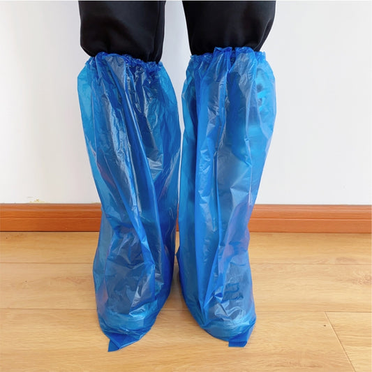 5pairs Disposable Shoe Cover Long Tube Protective Dustproof Waterproof Shoe Cover, Thickness 55cmx35cm, Extra Thickness 55cmx35cm, Thickness 70cmx36cm, Extra Thickness 70cmx35cm