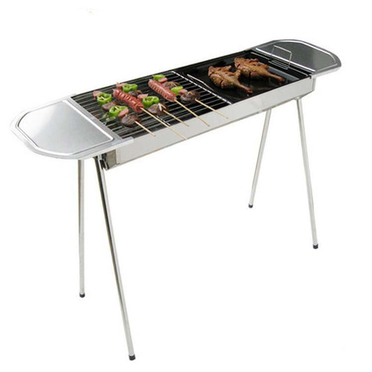 HZ-003 BBQ Grill Outdoor Portable Stainless Steel Stove Household Charcoal Barbecue Rack