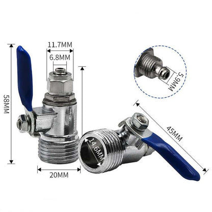4 Points Outer Wire Turns 2 Points Valve Drinking Fountain Switch Faucet Accessories, 4 Points Outer Wire Turns 2 Points Valve