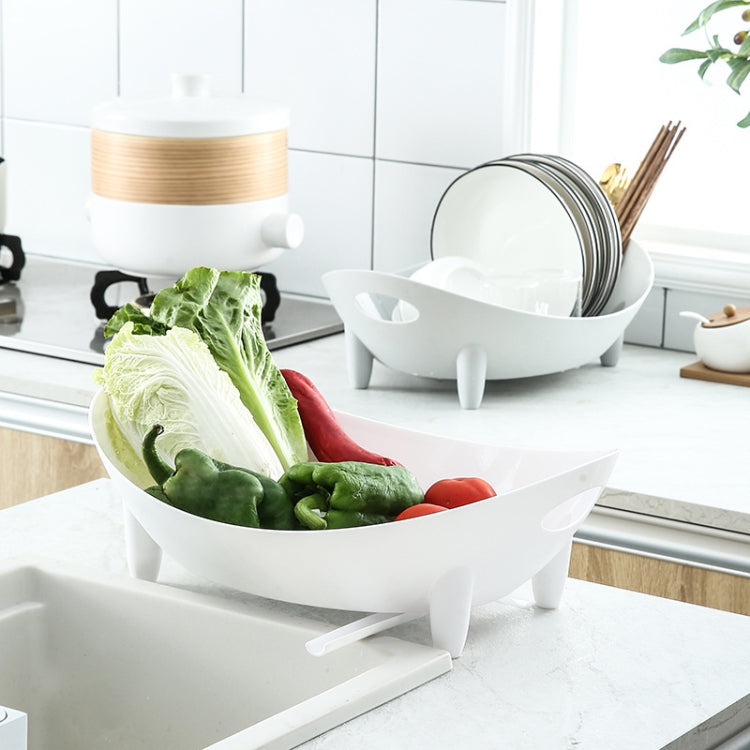 Tableware Storage Drain Dish Rack Multi-function Kitchen Utensil Rack