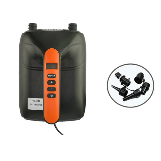 Surf Paddle Board Canoe Inflatable Boat Car High Pressure Electric Air Pump, HT-782 + Battery Folder, HT-782