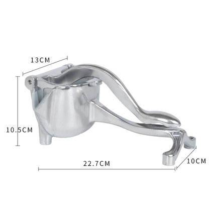Aluminum Detachable Manual Juicer Lemon Watermelon Orange Fruit Juicer, Silver
