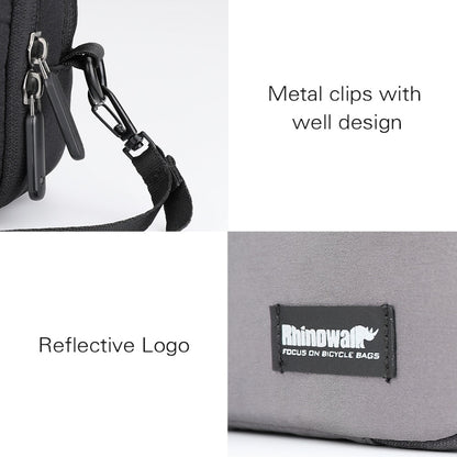 Rhinowalk X2011 Bike Front Bag Bicycle Storage Handlebar Bag Travel Commuting Hanging Bag