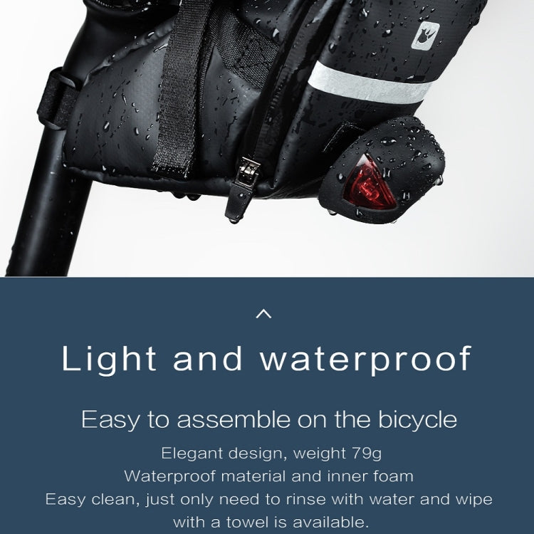 Rhinowalk Bicycle Tail Saddle Bag Waterproof Lightweight Mountain Bike Tool Bag Cycling Equipment