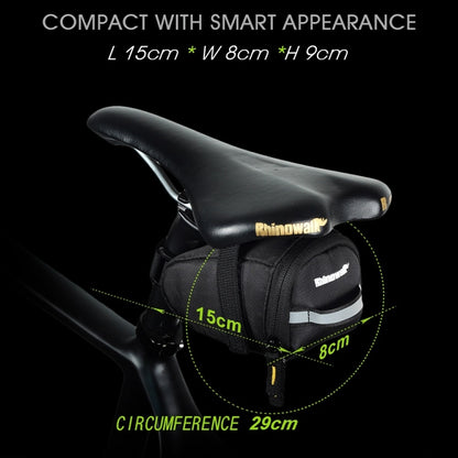 Rhinowalk Ultralight Bicycle Tail Bag Saddle Bag Inner Tube Tool Bag Cycling Mountain Bike Back Bag