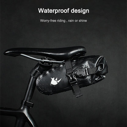 Rhinowalk Bicycle Tail Bag Waterproof Bicycle Saddle Bag Mountain Bike Back Seat Bag Riding Bag