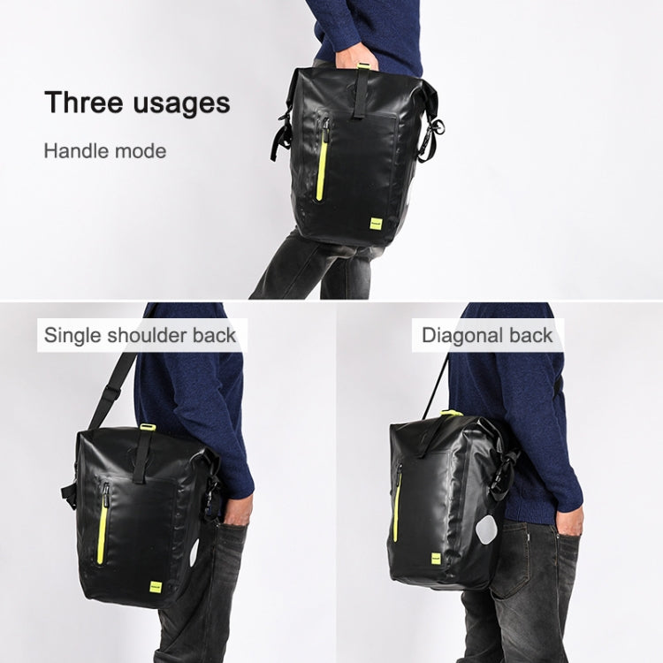 Rhinowalk Bicycle Backpack Full Waterproof Shelf Bag 25L Unilateral Frame Bag Long-distance Travel Bicycle Bag