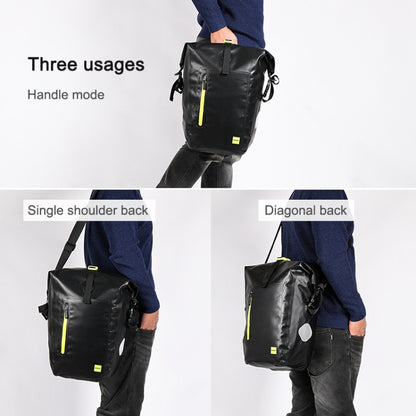 Rhinowalk Bicycle Backpack Full Waterproof Shelf Bag 25L Unilateral Frame Bag Long-distance Travel Bicycle Bag