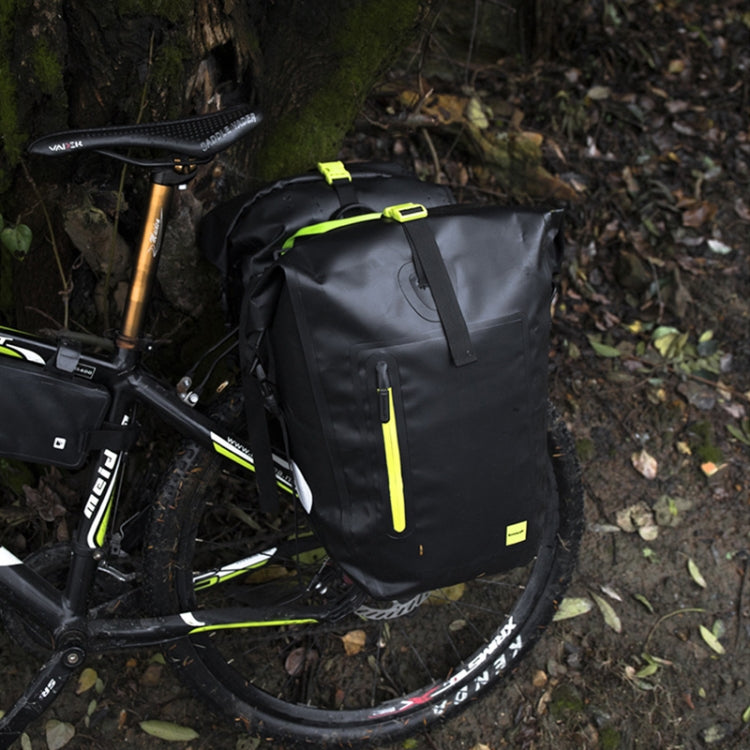 Rhinowalk Bicycle Backpack Full Waterproof Shelf Bag 25L Unilateral Frame Bag Long-distance Travel Bicycle Bag