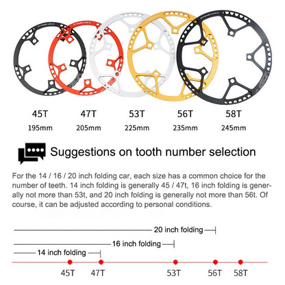 Litepro Folding Bike Sprocket Wheel LP Disk Disc