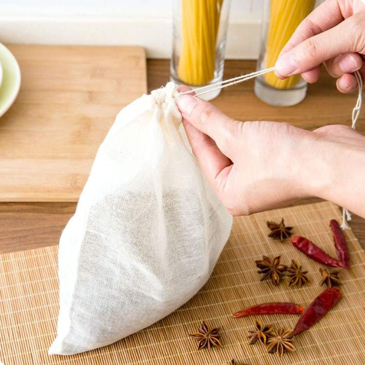100pcs / Pack 20x25cm Soup Gauze Filter Bag Kitchen Utensils Soup Residue Isolation Bag, Soup Gauze Filter