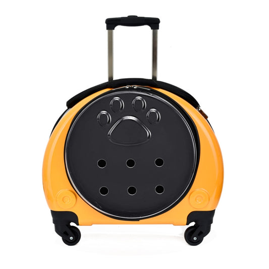 Pet Trolley Case Got Out Portable Pet Bag, Yellow, Golden, Silver, Rose Gold, Bright Yellow