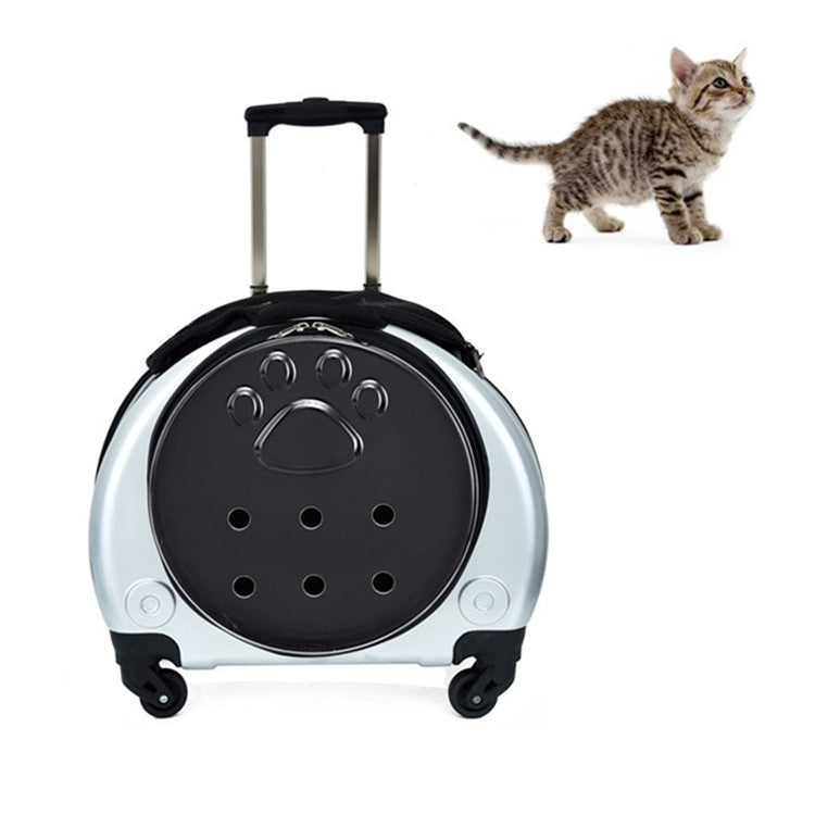 Pet Trolley Case Got Out Portable Pet Bag, Yellow, Golden, Silver, Rose Gold, Bright Yellow