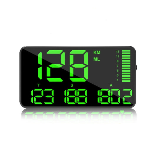 Kingneed C90 5.5inch HUD Car Head-up Display GPS Car Universal Mileage Speed Meter Speeding Alarm / GPS Satellite Speed Measurement, C90 5.5inch