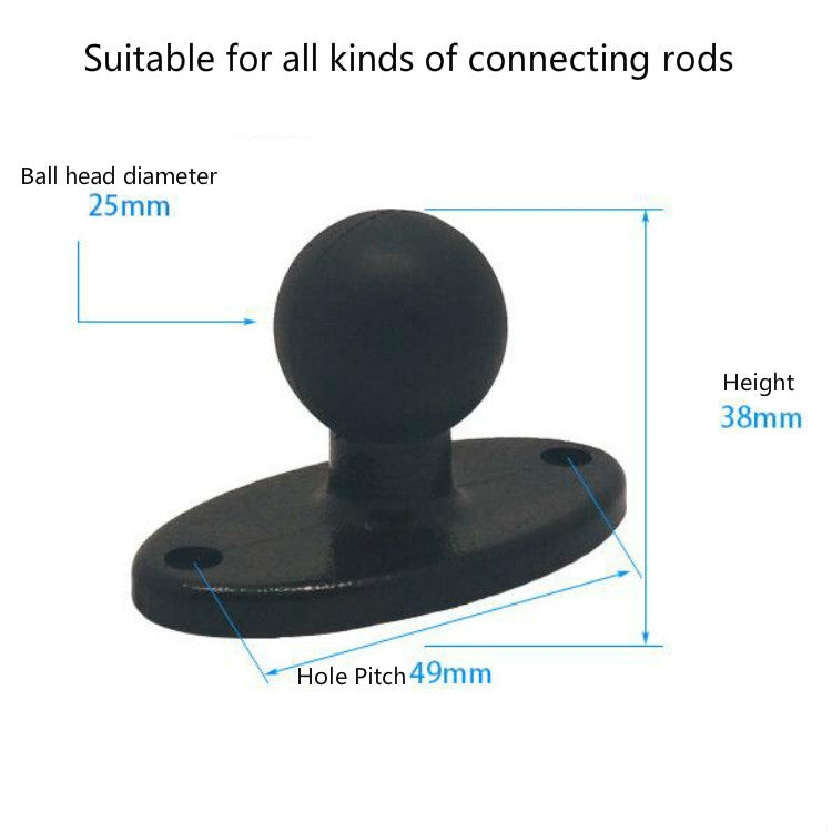 Bracket Fixed Ball Head Motorcycle Fixed Accessories 1inch Fixed Head Mobile Phone Bracket Adapter