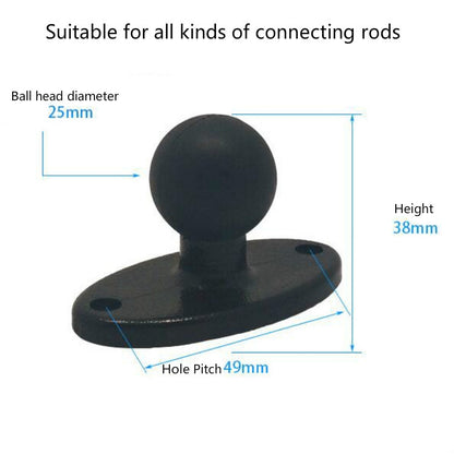 Bracket Fixed Ball Head Motorcycle Fixed Accessories 1inch Fixed Head Mobile Phone Bracket Adapter