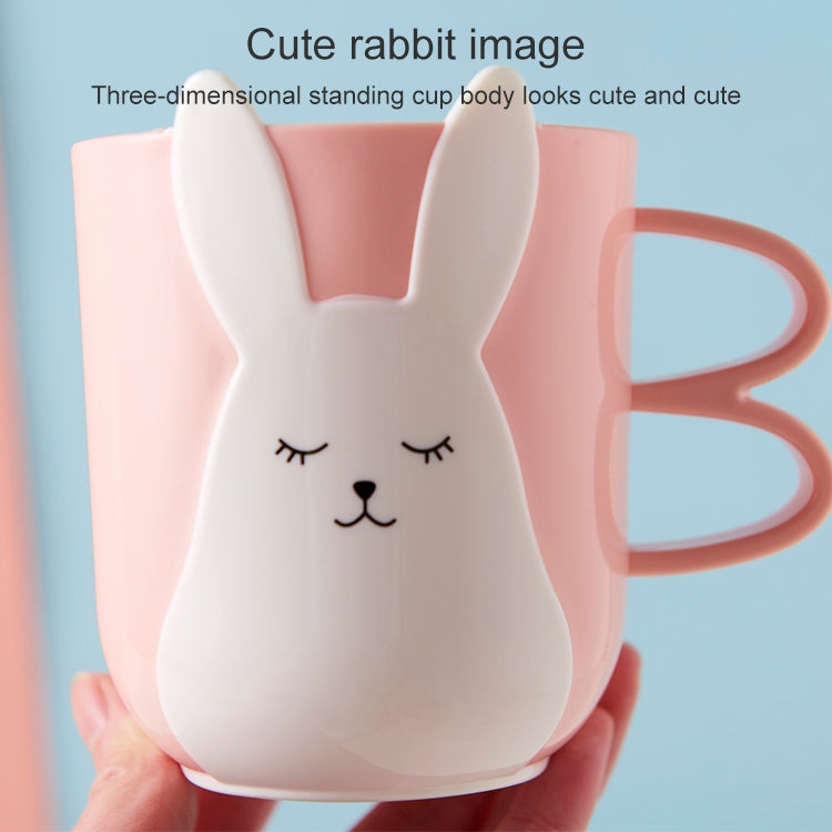 Creative Cute Mouthwash Cup Household Brushing Cup Plastic Children Cup with Handle, Nordic Powder, Nordic Grey, Nordic Blue