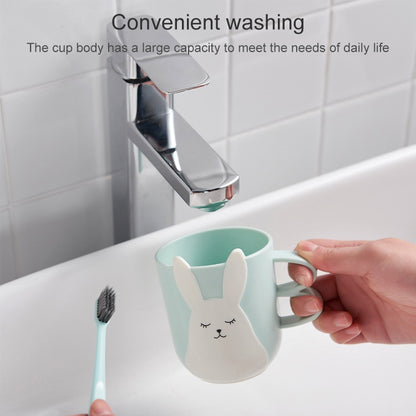 Creative Cute Mouthwash Cup Household Brushing Cup Plastic Children Cup with Handle, Nordic Powder, Nordic Grey, Nordic Blue