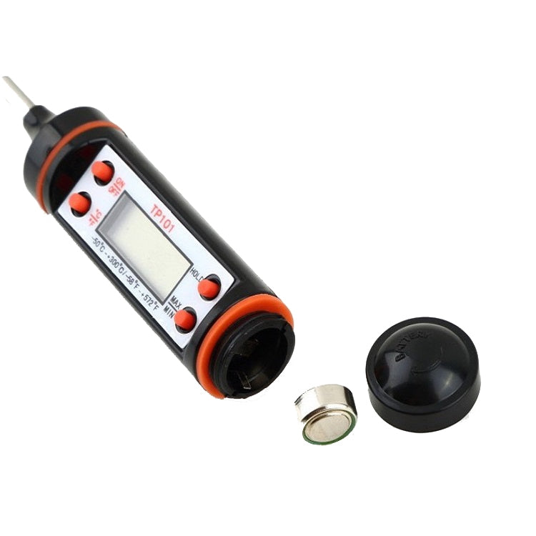 3 PCS Food Pen Type Thermometer Probe Type Electronic Digital Display Thermometer Liquid Barbecue Baking Oil Thermometer