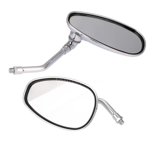 1 Pairs Motorcycle Electric Car Accessories Iron Rod Plating Mirror Rearview Mirror, HSJ