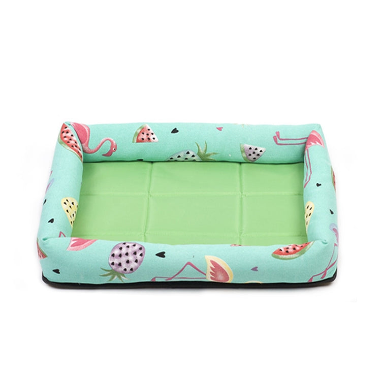 Summer Pet Non-removable Side Dog Mat Pet Bed, S 45X35X6cm, M 53X40X6cm, L 65X55X8cm, XL 83X66X8cm