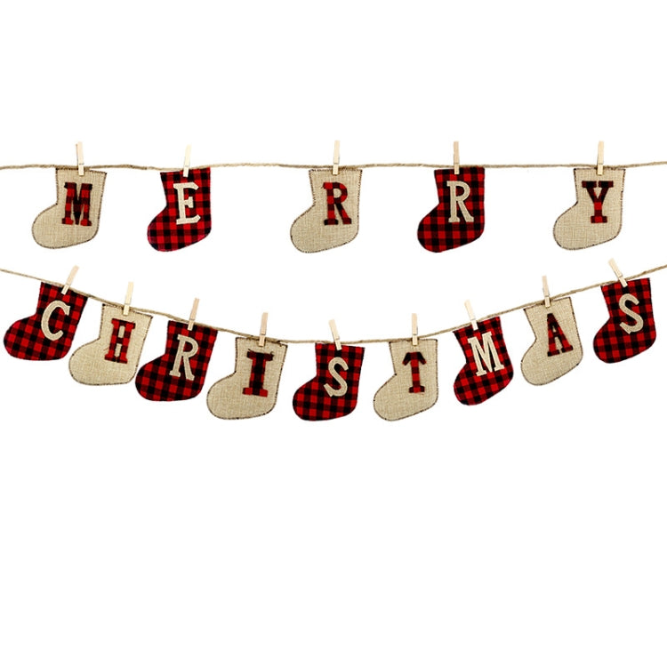 Christmas Banner MERRY CHRISTMAS Christmas Decoration Flag Christmas Pendant, MERRY CHRISTMAS Flag