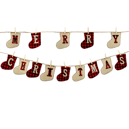 Christmas Banner MERRY CHRISTMAS Christmas Decoration Flag Christmas Pendant, MERRY CHRISTMAS Flag