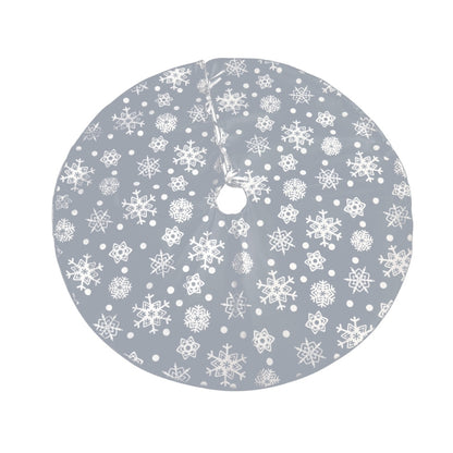 Christmas Decorations Snowflake Tree Skirt Christmas Tree Accessories Decoration, Snowflake Tree Skirt