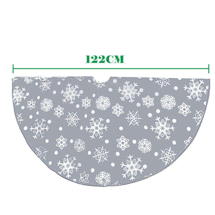 Christmas Decorations Snowflake Tree Skirt Christmas Tree Accessories Decoration, Snowflake Tree Skirt