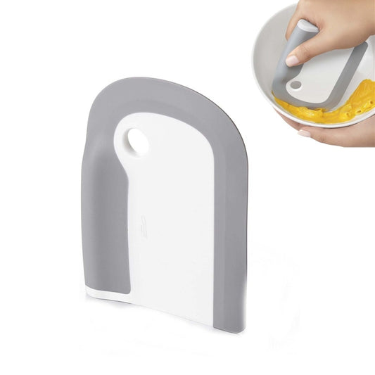 Kitchen Integrated Soft Rubber Scraper Plate Cleaning Tool, Soft Rubber Scraper