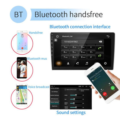 Universal Machine Android Smart Navigation Car Navigation DVD Reversing Video Integrated Machine