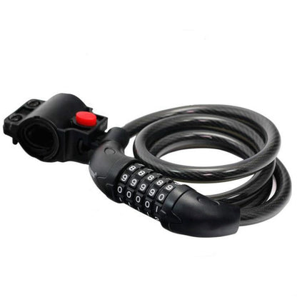 TONYON TY566 Bicycle Lock Five-digit Code Lock Mountain Bike Bar Wire Lock Single Rim Lock