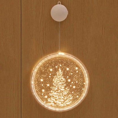Christmas Decoration Light LED Holiday 3D Hanging Lamp, Battery, USB