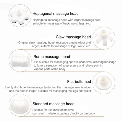 Rechargeable Dolphin Massager Electric Cervical Massage Stick, A10 Straight Plug US Plug, A15 Charging US Plug, A10 Straight Plug EU Plug, A15 Charging EU Plug