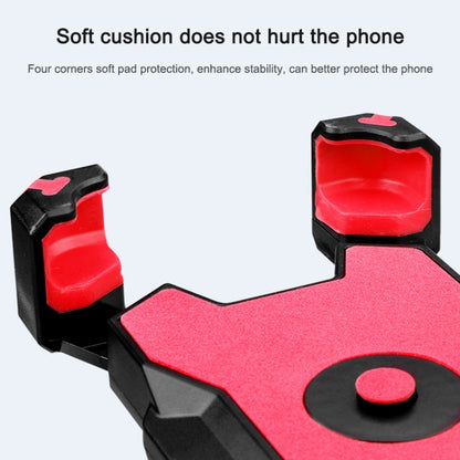 Electric Bicycle Mobile Phone Holder Can Be Rotated 360-degree Mobile Phone Holder Four-way Adjustment Bracket for Motorcycle