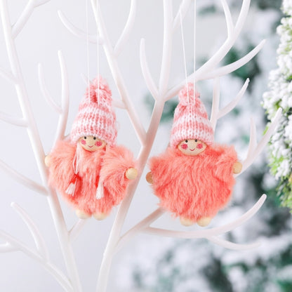 Creative Wooden Boy And Girl Cloak Set Doll  Christmas Tree Pendant