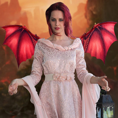 Halloween Carnival Adult Decoration Non-woven Dragon Wings Cosplay Wings Props, One Size