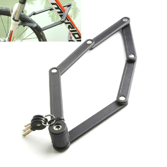 Tonyon Universal Anti-hydraulic Scissors Bicycle Lock Four-section Folding Mountain Bike Lock