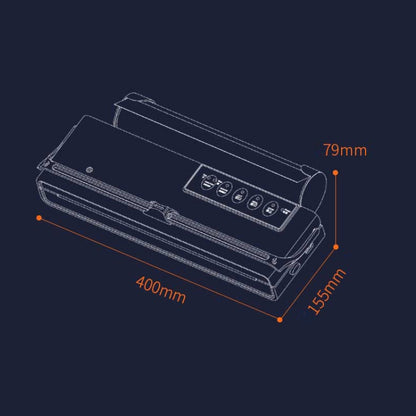 Household Food Machinery Vacuum Packaging Machine Nylon Composite Texture Vacuum Bag Sealing Machine, EU Plug, US Plug, UK Plug
