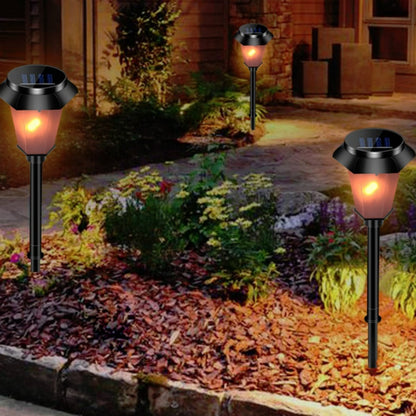 مصباح LED ديناميكي يعمل بالطاقة الشمسية لإضاءة الحديقة الخارجية