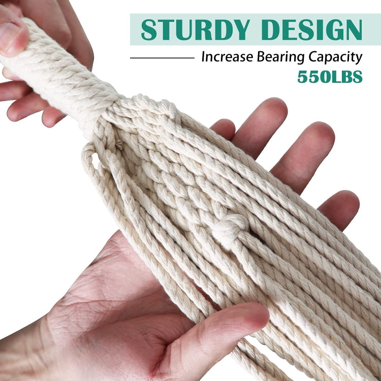 Outdoor Camping Hammock Tassel Polyester Cloth Hammock