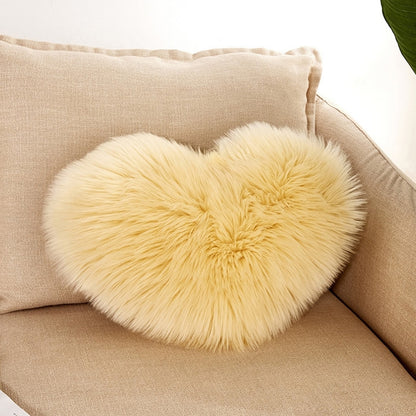 Home Cushion Pillow can be Washed without Core Heart-shaped Pillowcase, 40x50cm