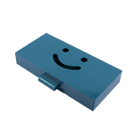 صندوق تخزين بأدراج مخفية، قاعدة لاصقة للمكتب، حافظة أقلام كبيرة الحجم، أزرق داكن، أزرق فاتح، وردي، رمادي