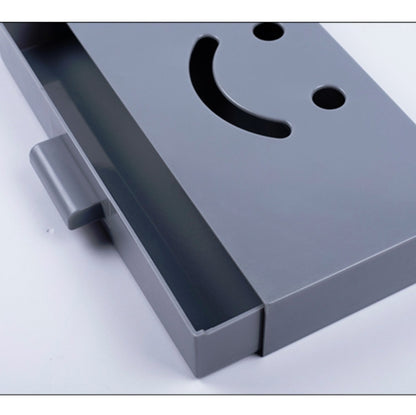 صندوق تخزين بأدراج مخفية، قاعدة لاصقة للمكتب، حافظة أقلام كبيرة الحجم، أزرق داكن، أزرق فاتح، وردي، رمادي