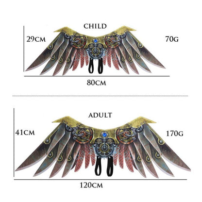 Halloween Carnival Stage Dress Up Props Adult Children Cosplay Punk Blade Wings, Chlid, Adult