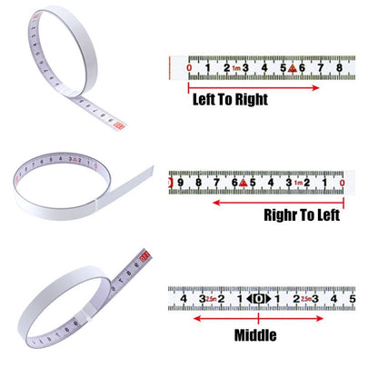 Sticky Scale Steel Ruler with Glue Scale Tape Measure Self-adhesive Ruler, 1m Positive, 2m Positive, 3m Positive, 4m Positive, 5m Positive, 1m Reverse, 2m Reverse, 3m Reverse, 4m Reverse, 5m Reverse, 1m Middle Point, 2m Middle Point, 3m Middle Point���...