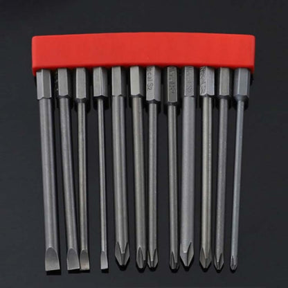 12 PCS / Set Screwdriver Bit With Magnetic S2 Alloy Steel Electric Screwdriver, 1, 2, 3, 4, 5, 6, 7, 8, 9, 10, 11, 12, 13