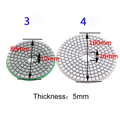 Piece of marble granite tile grinding piece 80mm100mm soft grinding piece water mill stone polishing, Grit:50, Size:3 inch, Grit:500, Size:3 inch